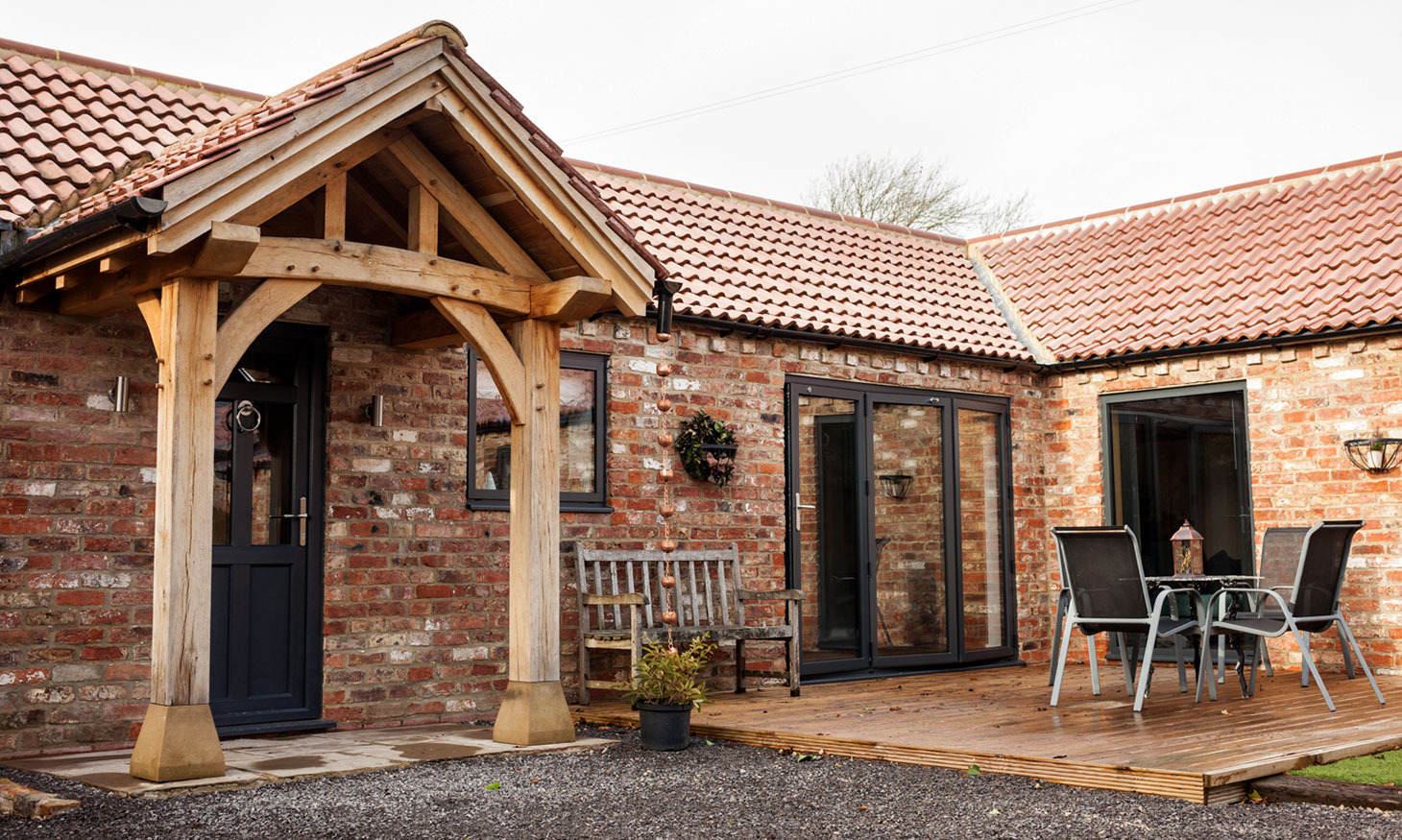 Parker Oak Image ofINSULATED OAK FRAMED ROOF