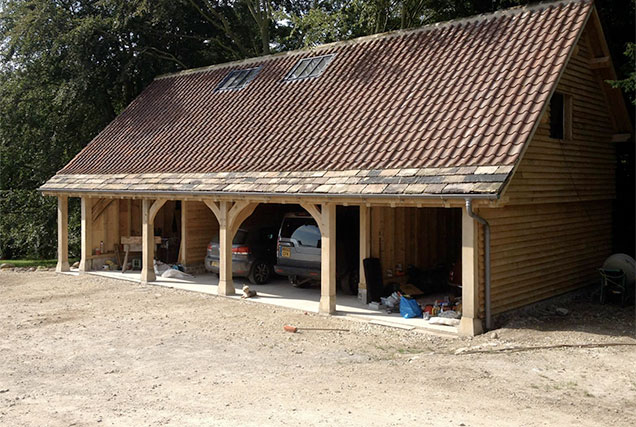 Parker Oak Image forBESPOKE GARAGES